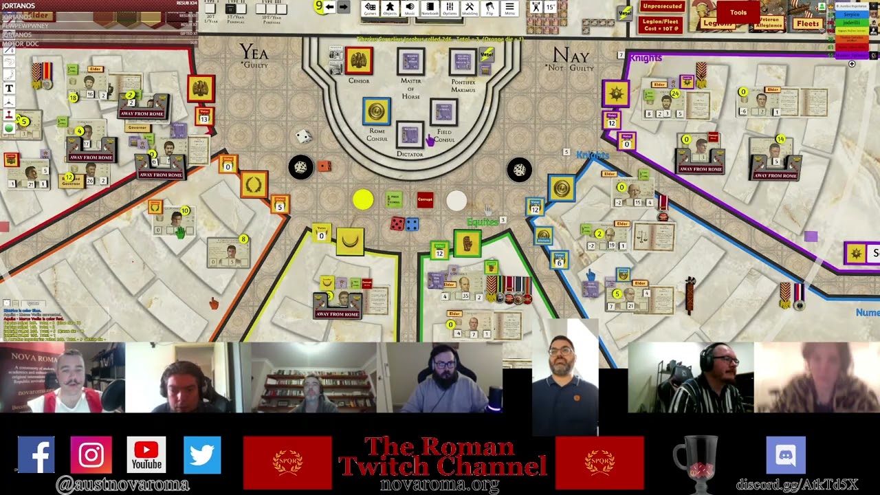 Republic of Rome Board Game Broadcast | 2022 | Episode XXVI