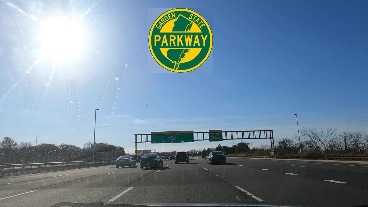 ⁴ᴷ⁶⁰ Driving Garden State Parkway from Woodbridge, NJ to Holmdel, NJ