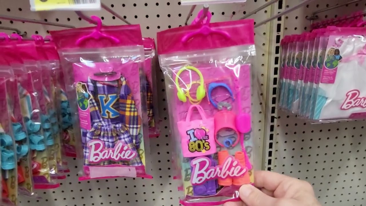 BARBIE - NEW BARBIE OUTFITS & SHOES - KEN BOY DOLL CLOTHES - TOY SHOPPING AT WALMART IN ORLANDO