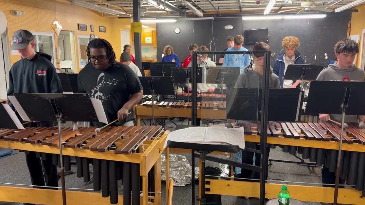 Danse Bacchanale: Mallet Maniacs Community Percussion Ensemble rehearsal
