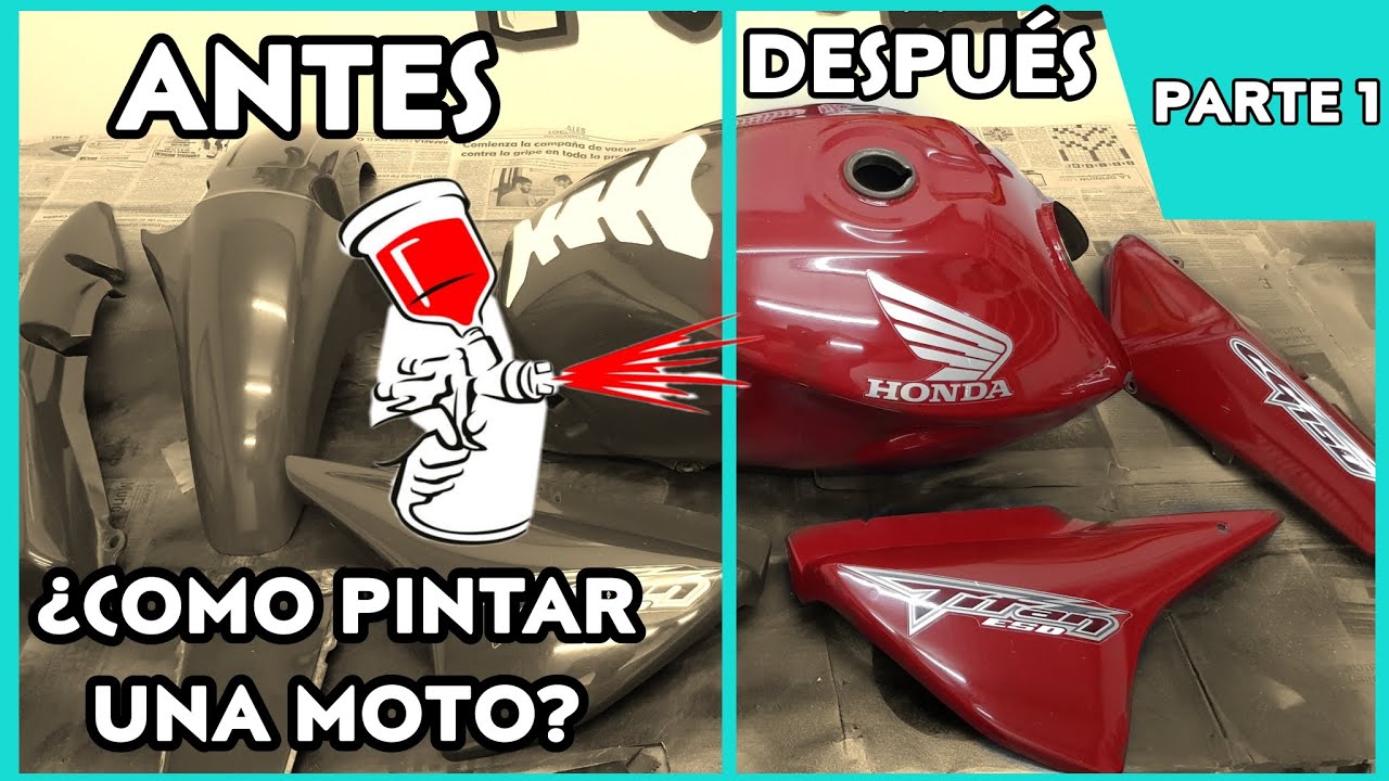 COMO PINTAR UNA MOTO Cg Titan Repintado |Nahuel Duarte| #c&oacute;mopintar #cgtitan
