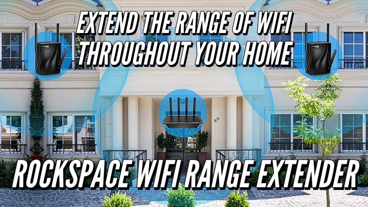 Rock Space AC1200 WiFi Range Extender - How to configure and extend the WiFi signal