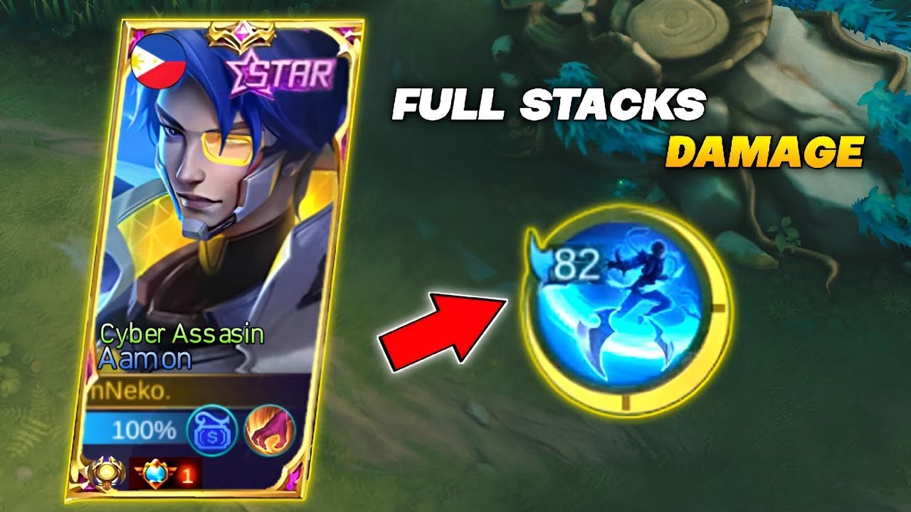 AAMON FULL STACKS ULTI = 1 HIT DELETE KILL!🔥 AAMON BEST BUILD