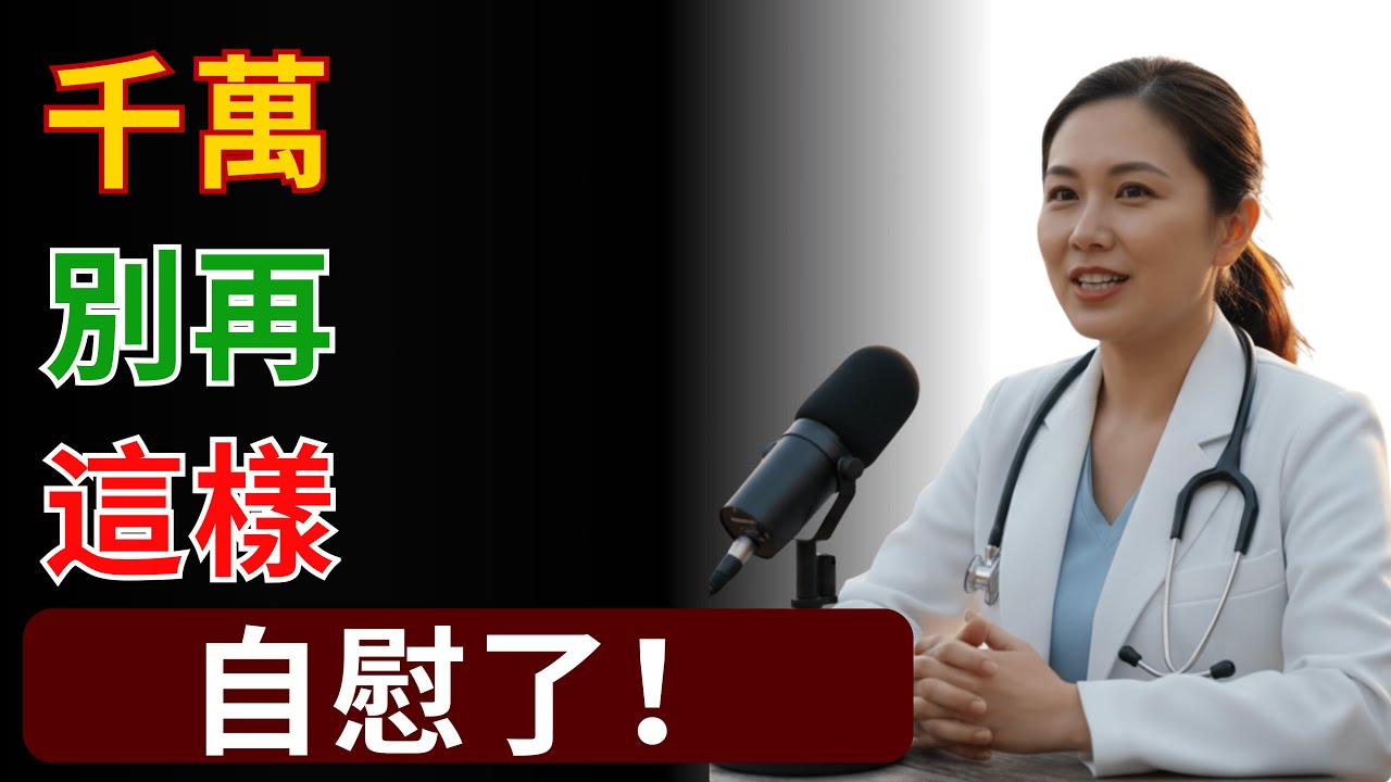 陳醫師警告：70歲後自慰的5個錯誤正在悄悄傷害您的健康