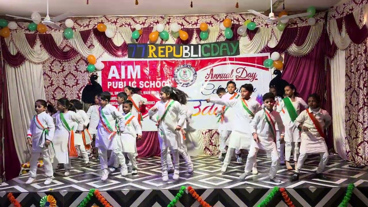 Republic Day performance | Aim Public School Narela 