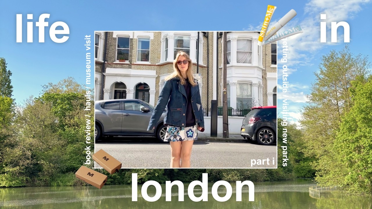 spring in london 💌 visiting museums, walks in the park & mini hauls!!