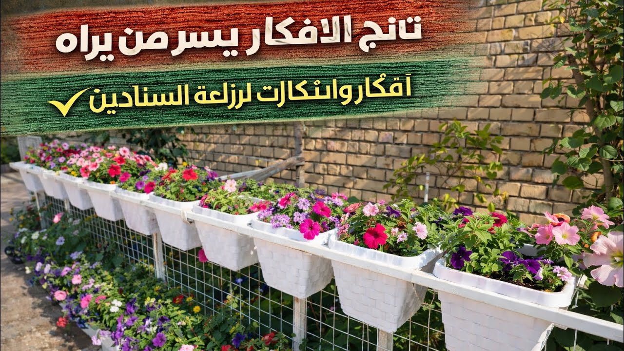 استغلال المساحات الصغيره والنتائج ولا بالاحلام 
