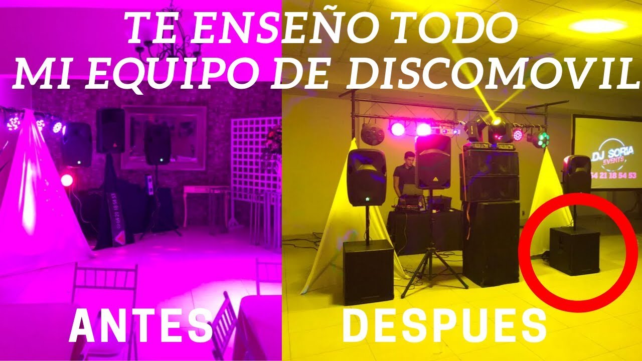 🤩POR PRIMERA VEZ te enseño TODO MI EQUIPO DE DISCOMOVIL O DJ / DJSORIA13