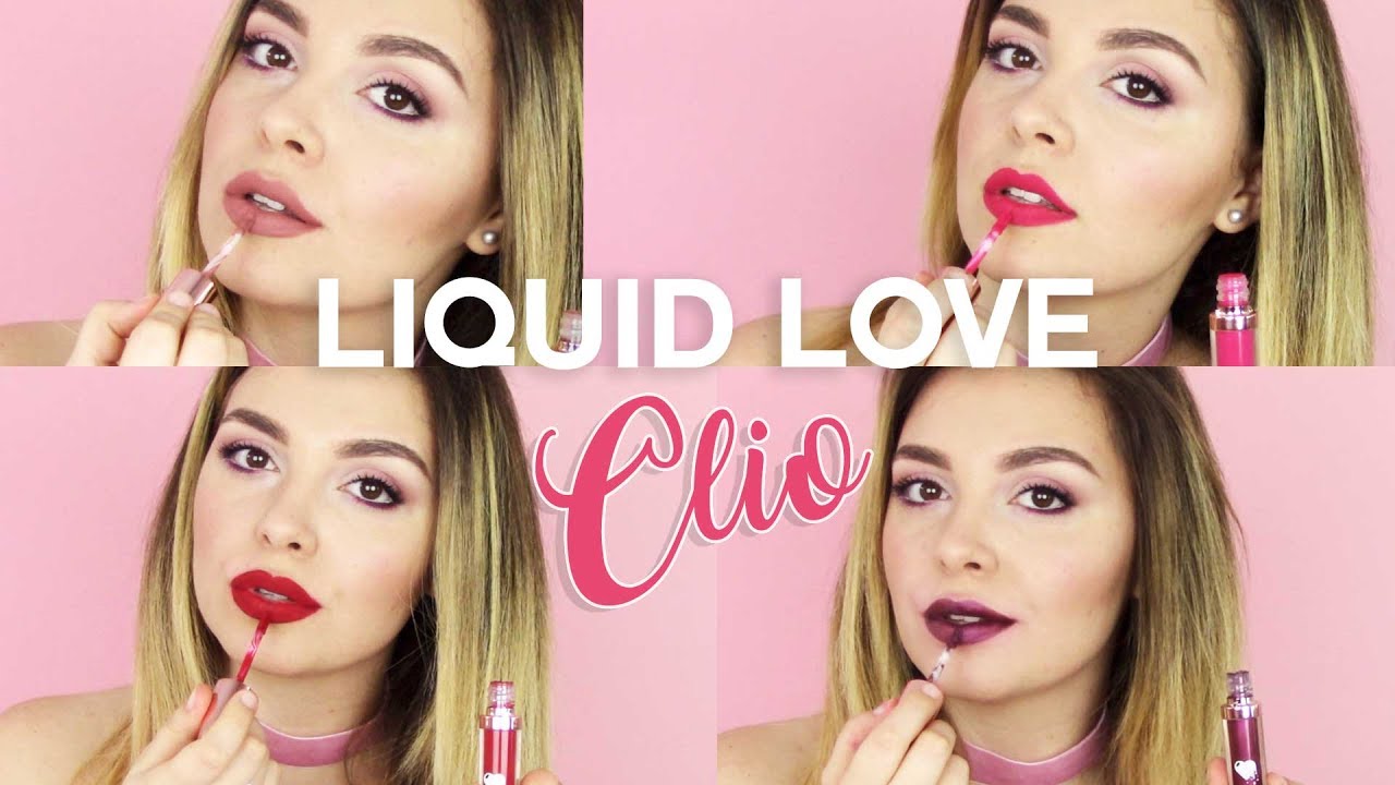 LIQUID LOVE LIPSTICK CLIO || Proviamoli insieme, swatches, prime impressioni.