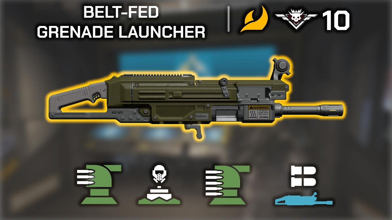 Helldivers 2 - BELT-FED Grenade Launcher! - Solo Superhelldive - Full Clear