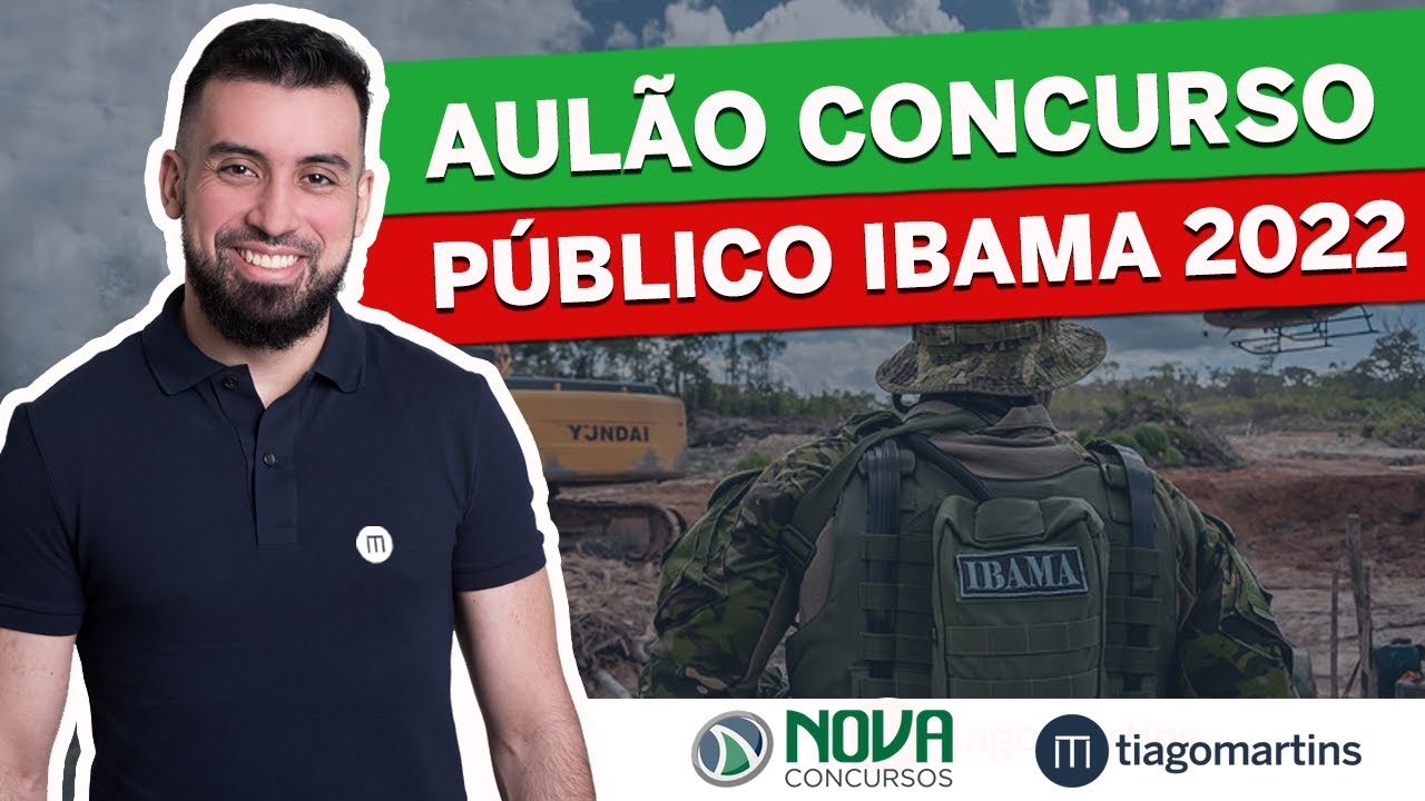 Aul&atilde;o - Concurso IBAMA 2022 (LIVE Nova Concursos)