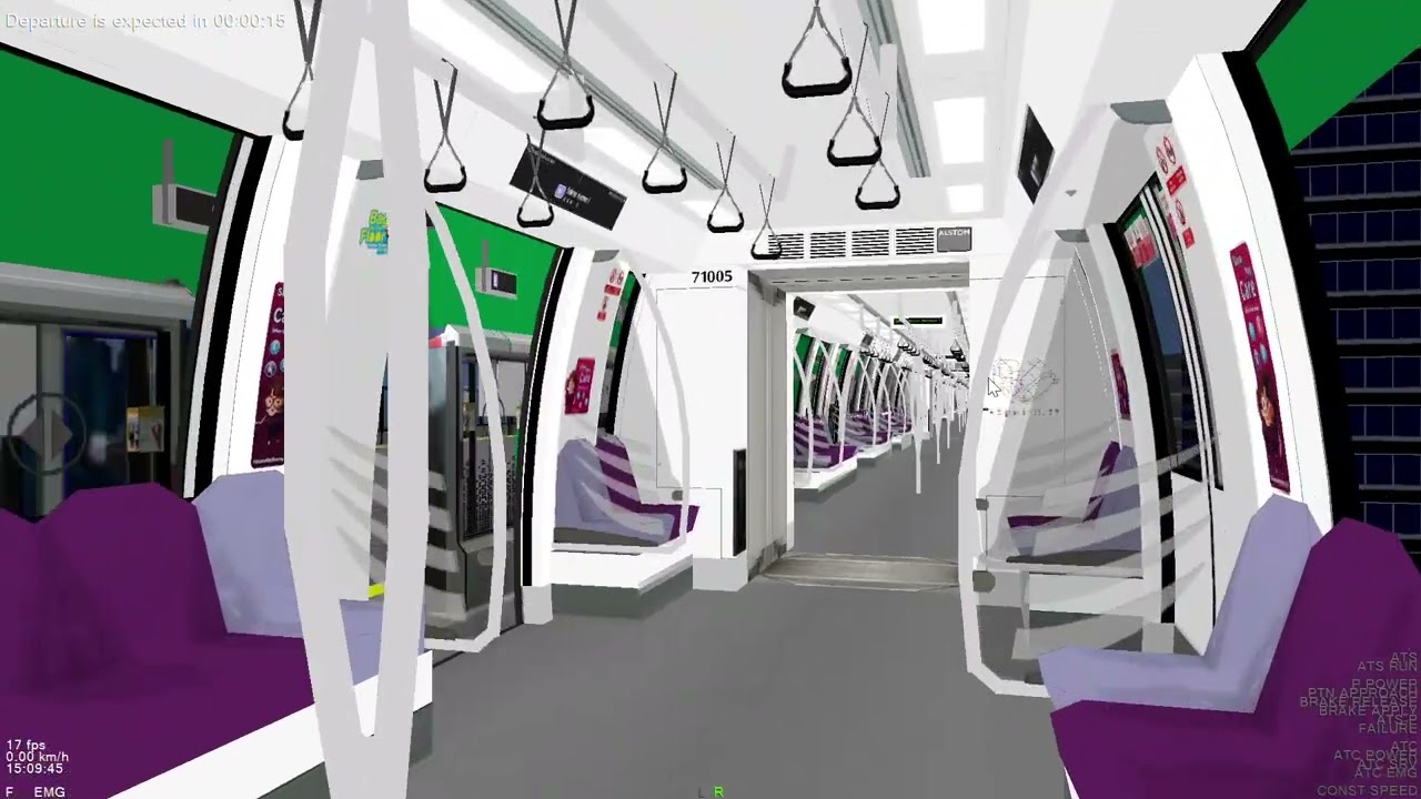 OpenBVE | Alstom C751A 7005/7006 Refurbished on Seletar North Line