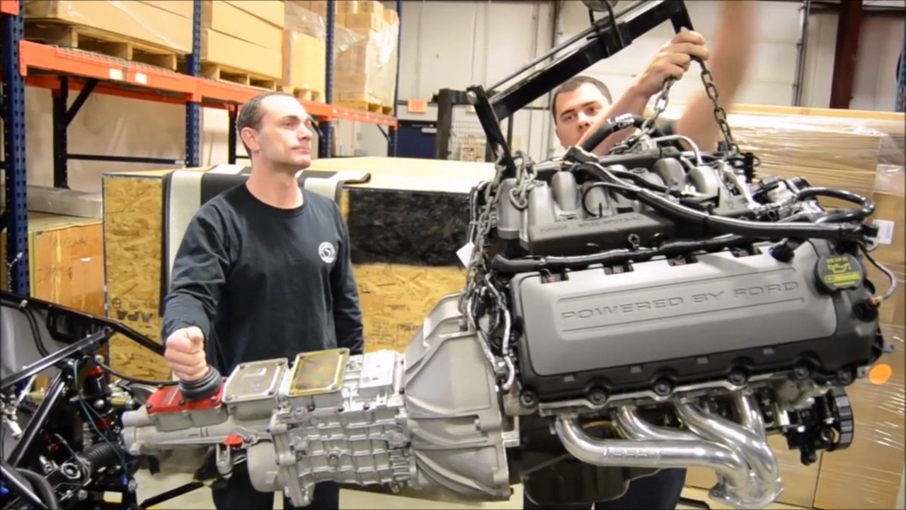Factory Five Coyote Engine & Transmission Installation