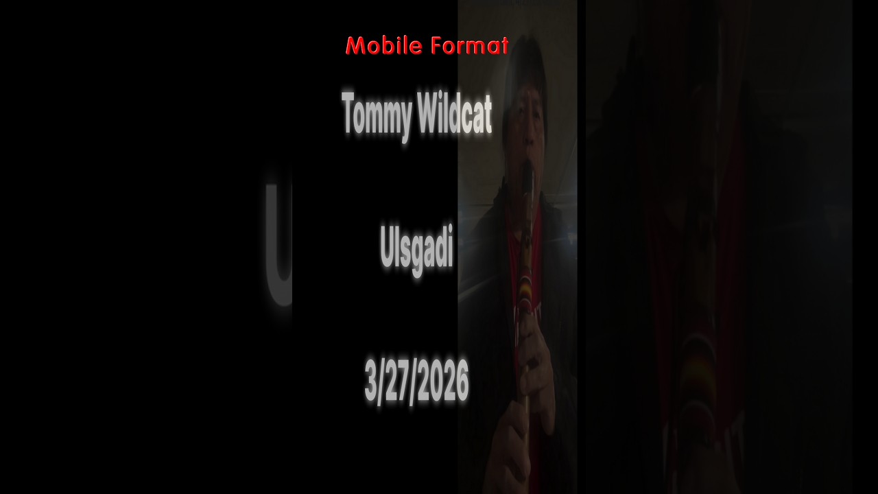 Tommy Wildcat - Ulsgadi - Mobile Format Music Video - March 2026 - Travels With Phil &copy; 2026