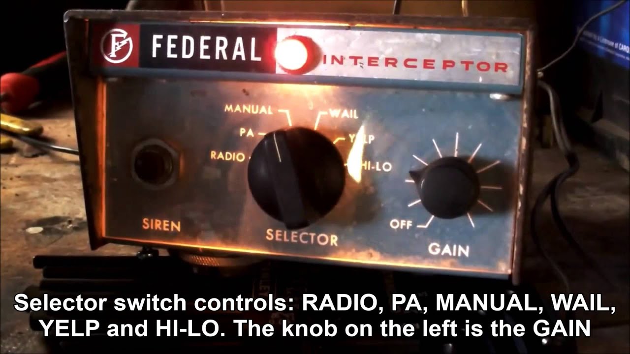 ADAM12CODE3 -  Federal Signal Interceptor Model PA20A