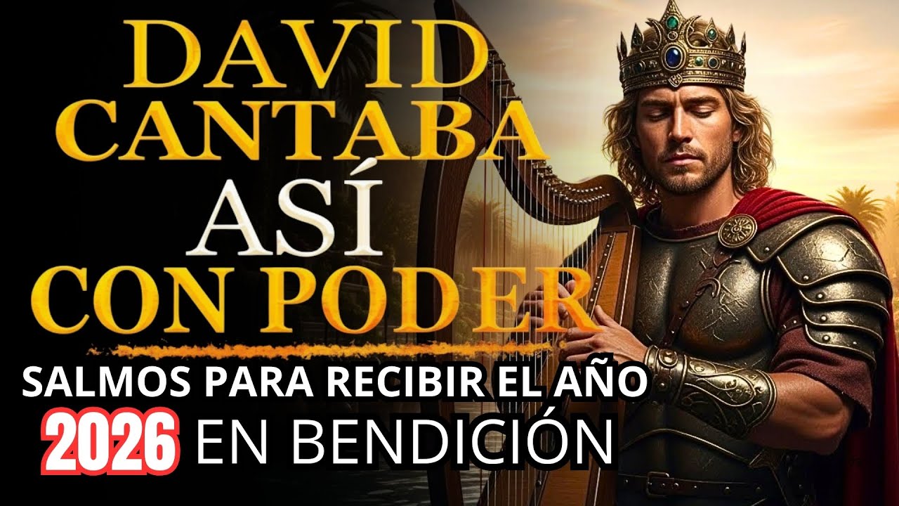SALMOS PARA RECIBIR EL AÑO 2026 CON BENDICIÓN | Salmos que David Cantaba Con Poder #salmos