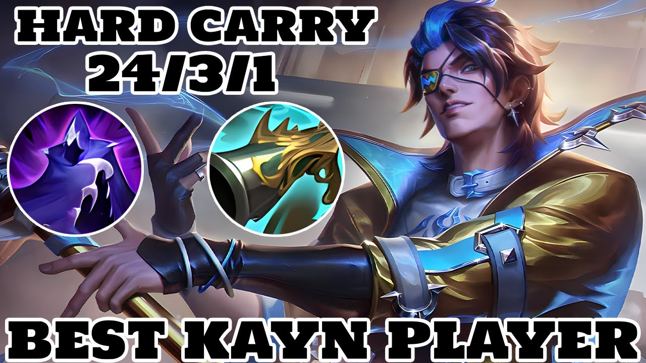 Wild Rift Kayn - Best Kayn Player Heartsteel Skin Gameplay Rank Grandmaster