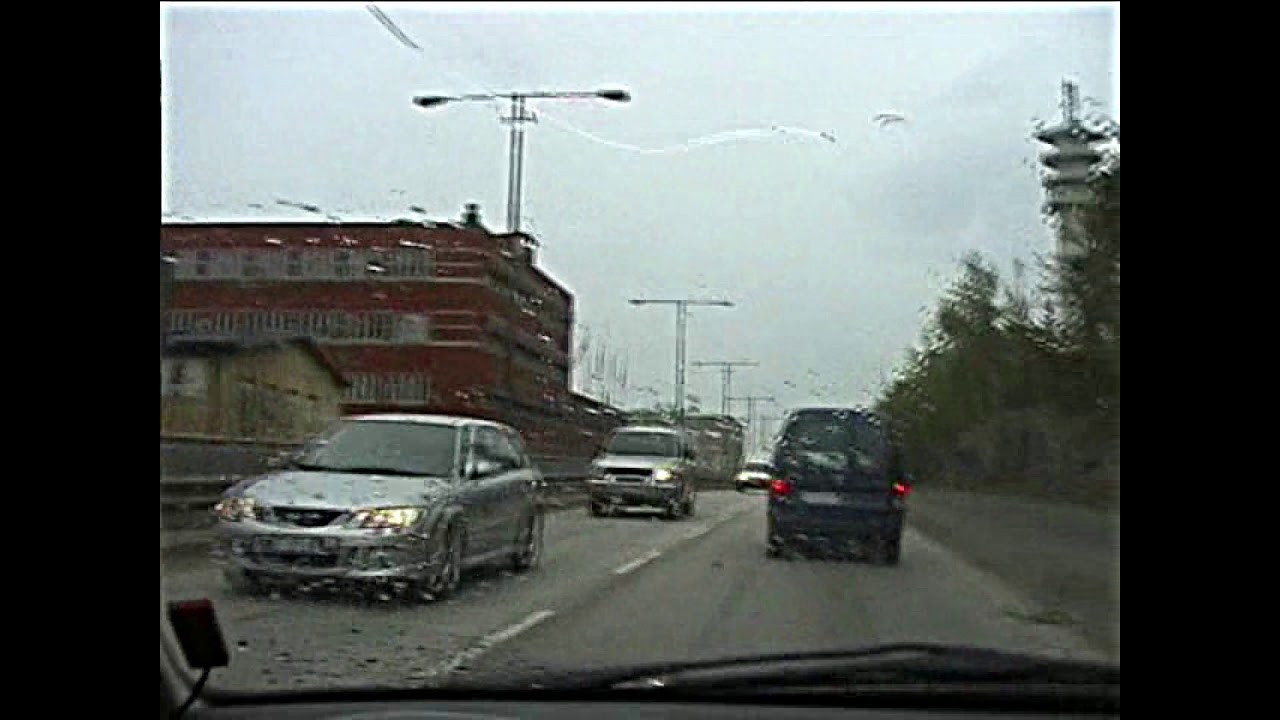 Före byggandet av södra länken i Stockholm (sommaren 2003)