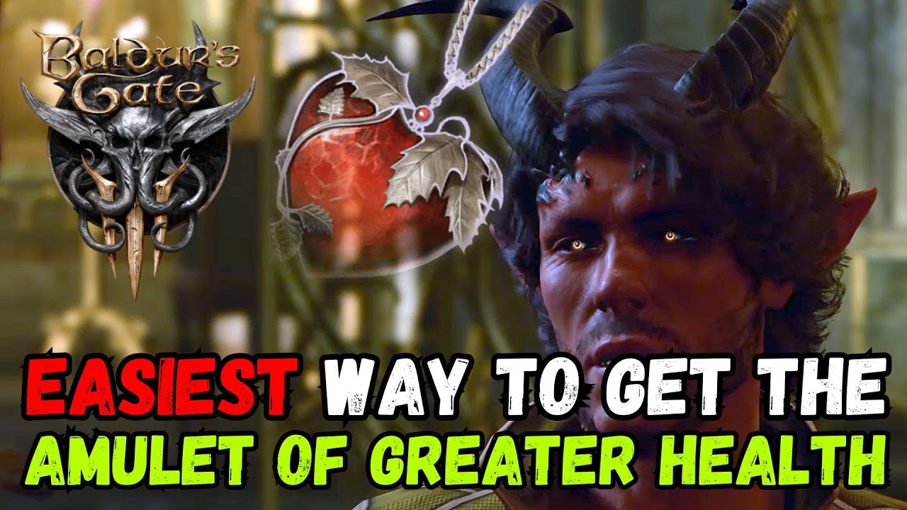 The Genius Weight Swap for the Amulet of Greater Health in Baldur's Gate 3! &hearts;️ #baldursgate3