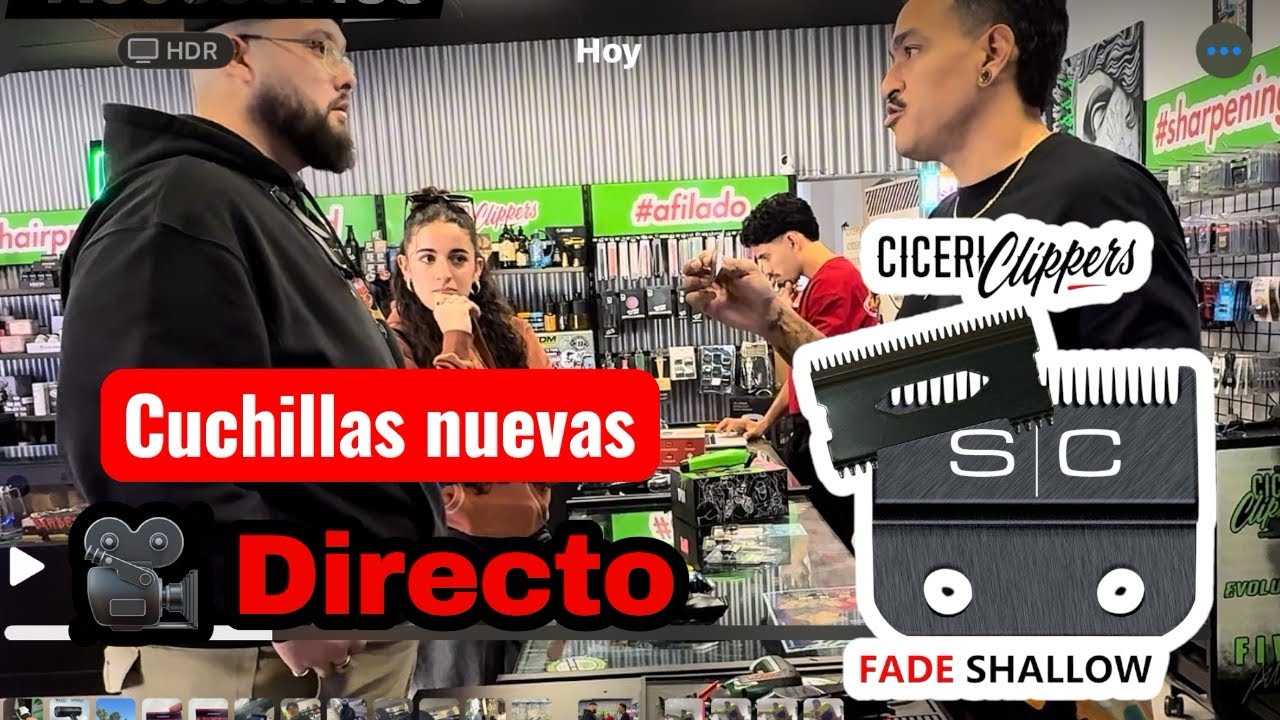 Mantenimiento en directo/ máquina MRD , boosted, ergo diavel / cuchilla faper /cicericlippers 