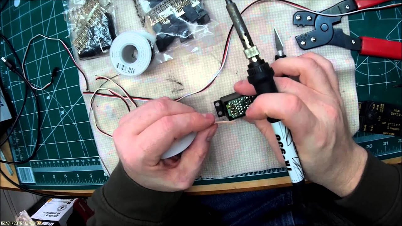 Installing a New Wire to a Servo