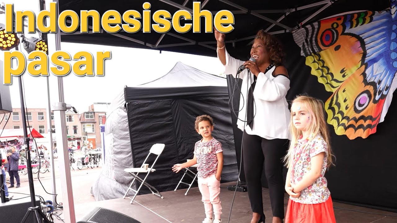 Deel 1: Justine Pelmelay indonesische pasar Leiden Lammermarkt braderie