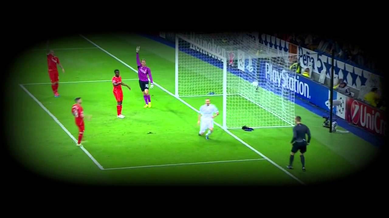 Karim Benzema vs Liverpool 04 11 2014