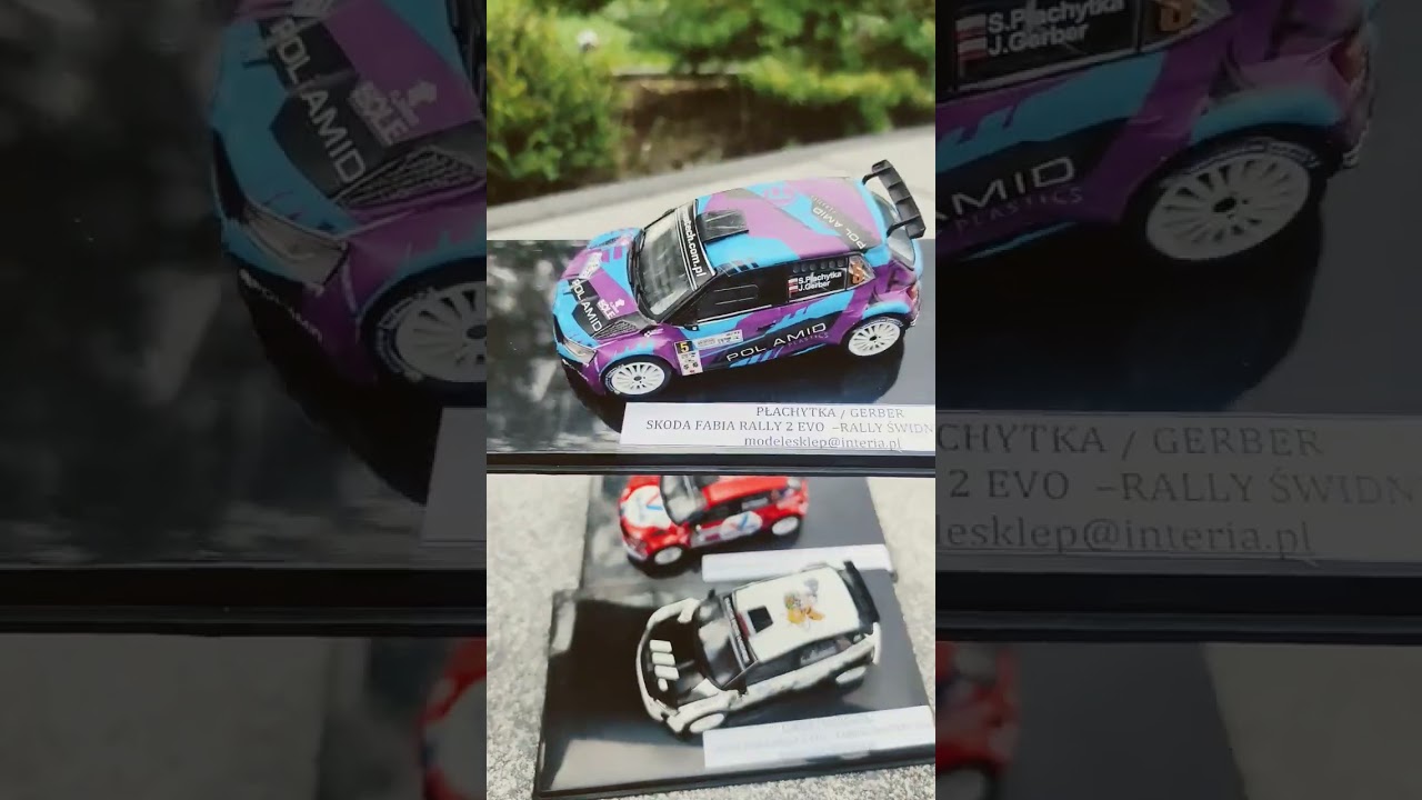 Rally Skoda Fabia from Poland 1:43 scale metal #diecast #model #modelcar #shorts