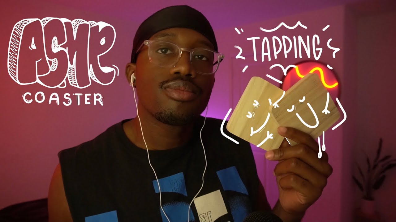 ASMR // Coaster Tapping for 17 Minutes 