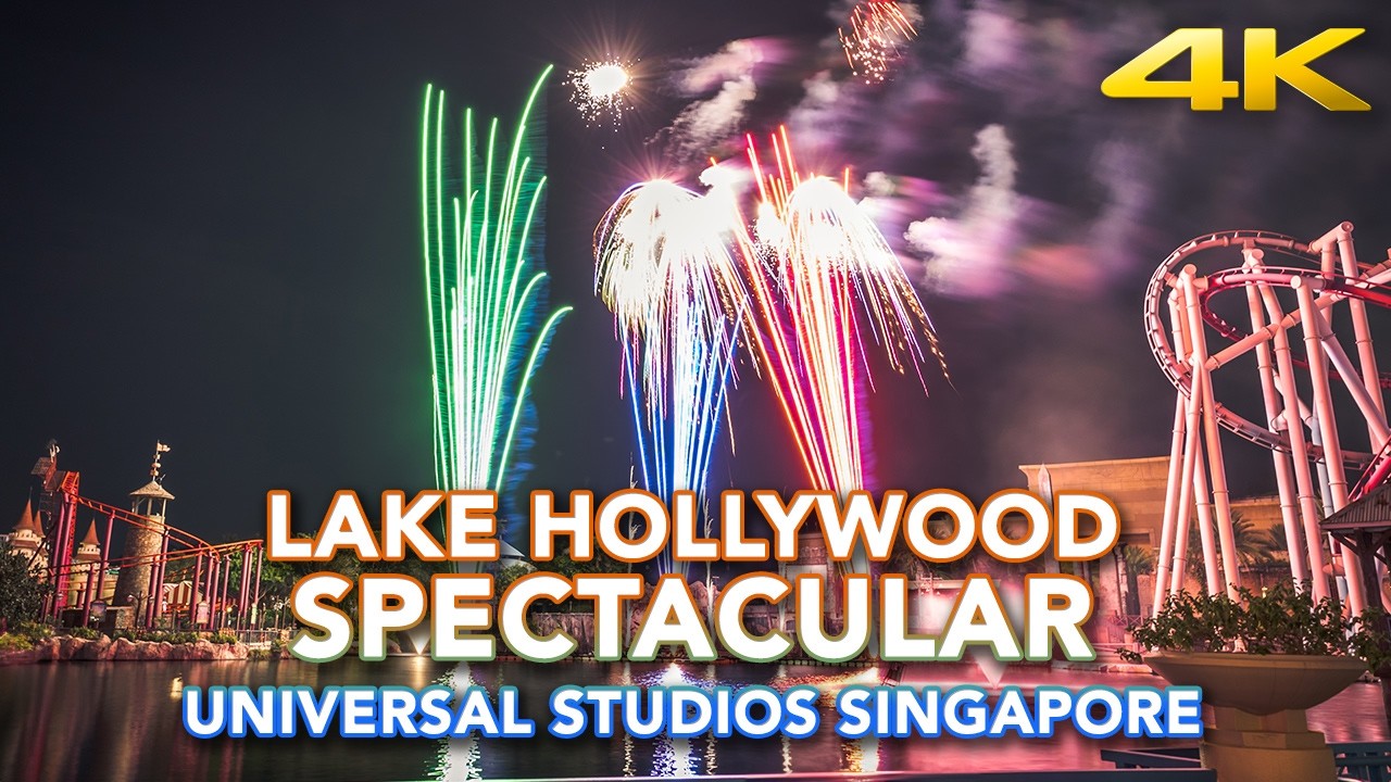 Lake Hollywood Spectacular fireworks at Universal Studios Singapore 2024