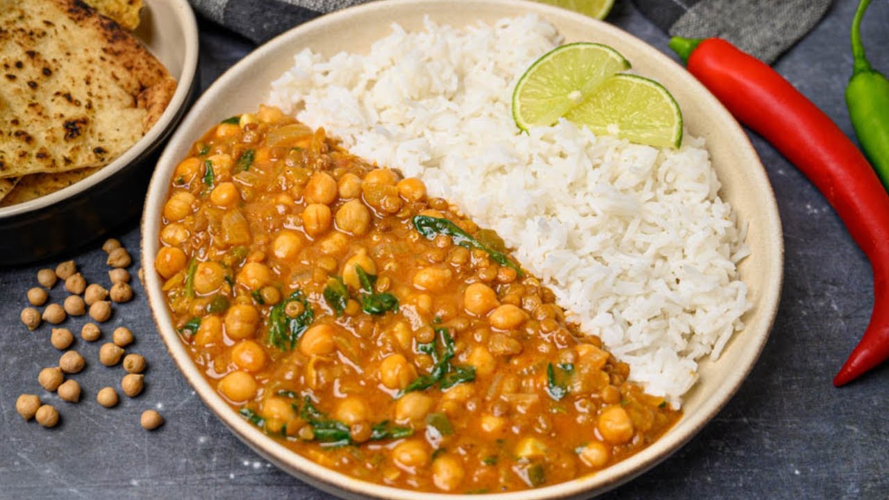 Vegan Chickpea and Lentil Curry