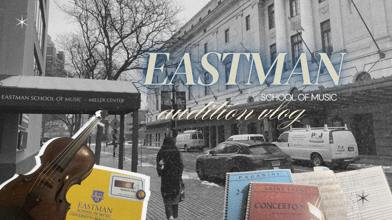 [EP.1] 미국 음대 오디션 브이로그 | Eastman School of Music (로체스터 편) – 연습, 오디션, 캠퍼스 투어 🎻