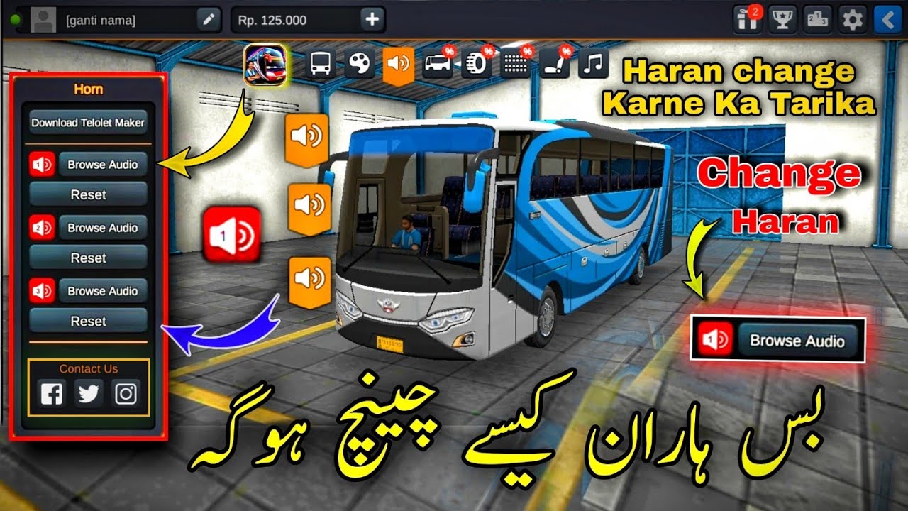 Bus game me Horn kesa Change hoga   Bus Simulator Indonesia New Horn add kesa hoga Naw Update