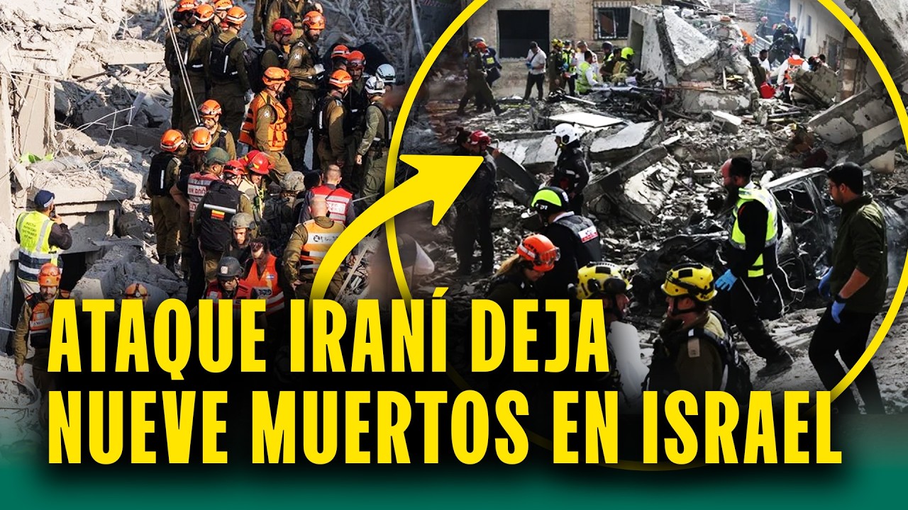 Irán contraataca con drones cerca a Jerusalén y mata a 9 israelíes