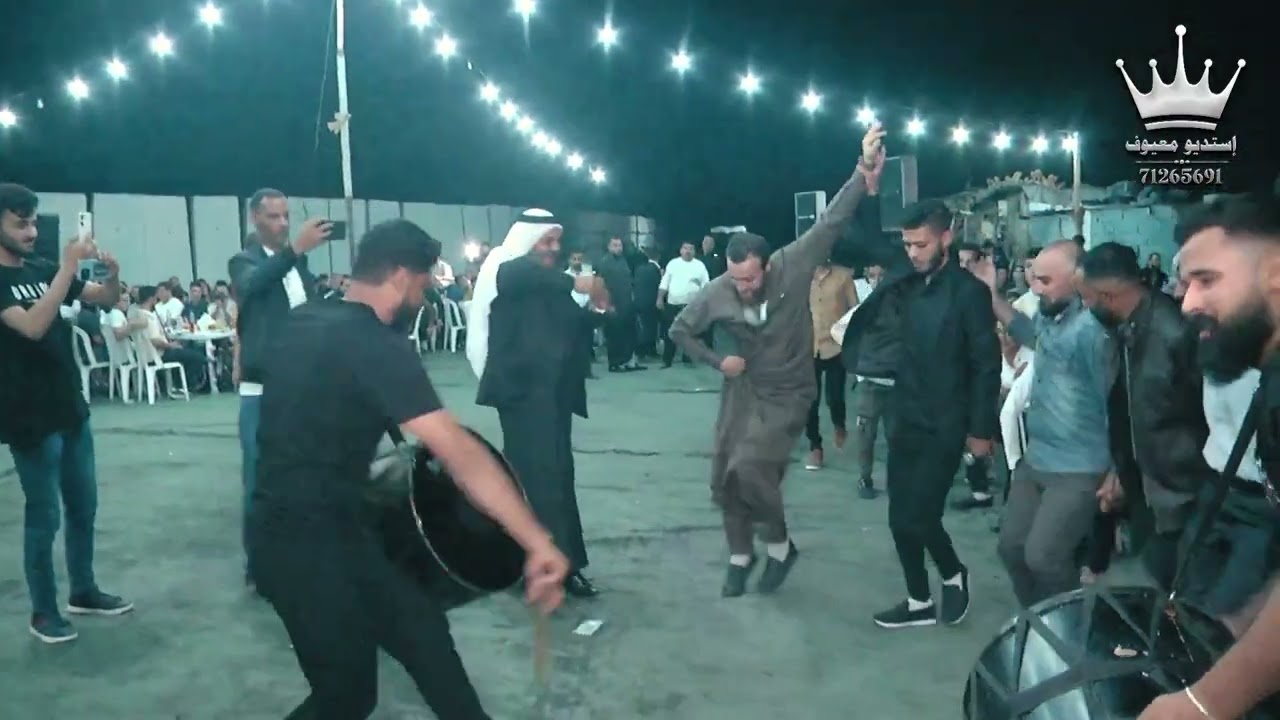 الفنان أسمر الشيحاوي أفراح البو بدران العريس رائد الحمد دبكة ولدة صورانية
