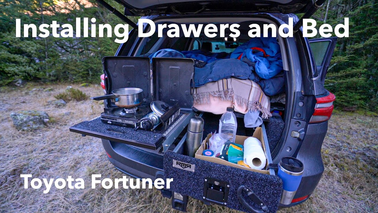 Installing Drawers and my sleeping Platform in my Toyota Fortuner