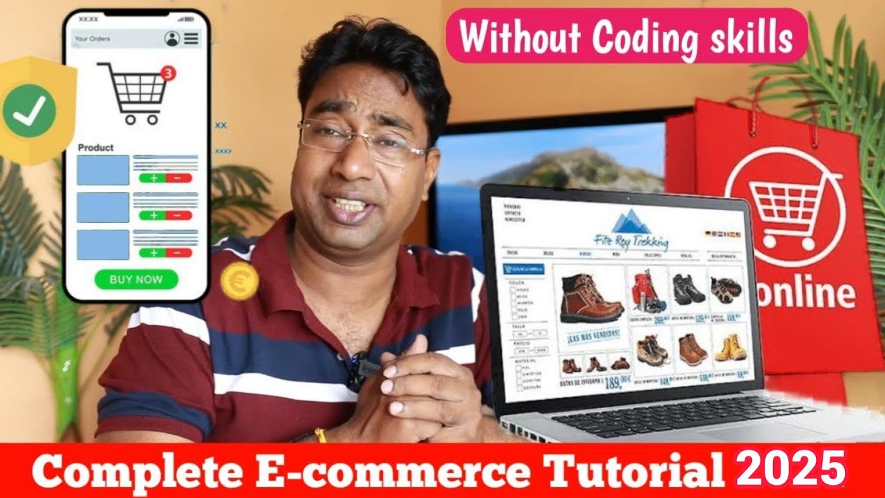 How to Create an E-Commerce Website using Wordpress without Coding - Full Step by Step Tutorial 2025