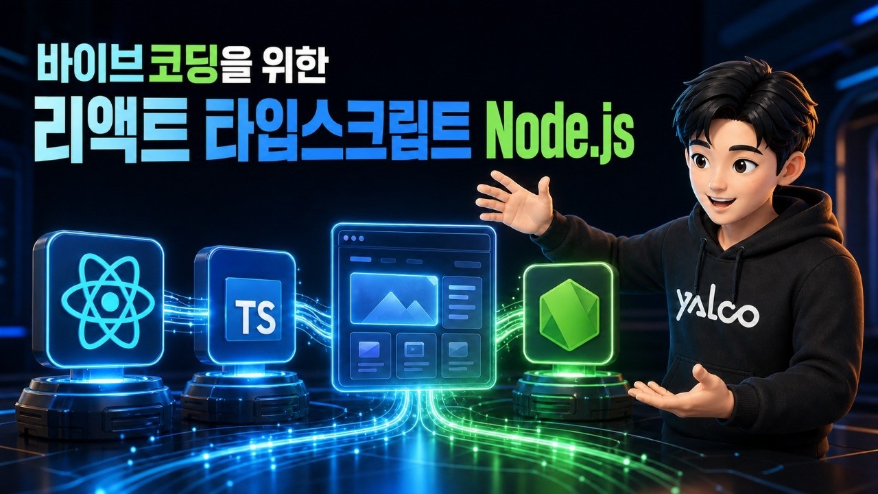가장 쉬운 리액트 / 타입스크립트 / Node.js 강좌