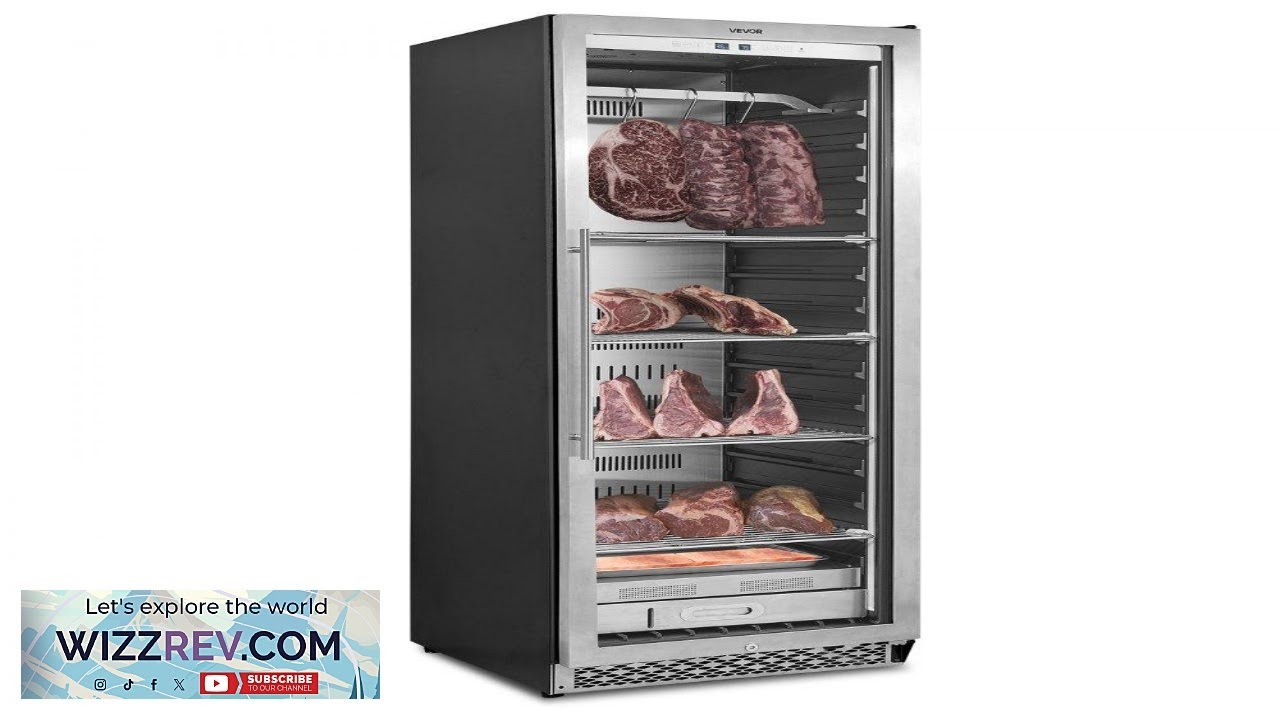 VEVOR 298 LBS Dry Aging Fridge for Steaks Dry Ager Refrigerator
