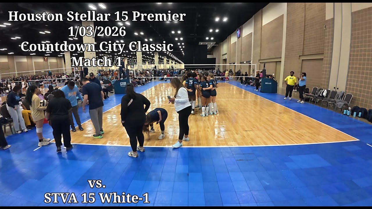 2026 Countdown City Classic - 1/3/2026 - Match 1 - Houston Stellar 15 Premier vs STVA 15 White-1