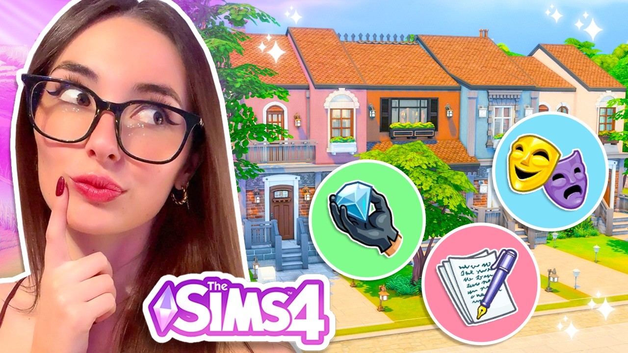 Each Townhouse is a Different COLLEGE MAJOR in The Sims 4!