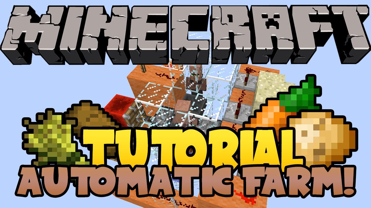 Minecraft: How to make a fully automatic farm in 1.10 ?!