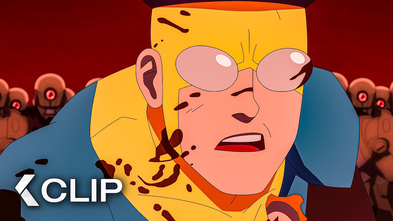 Mark DESTROYS Cecil's Robot Army - INVINCIBLE Season 3 Clip (2025)