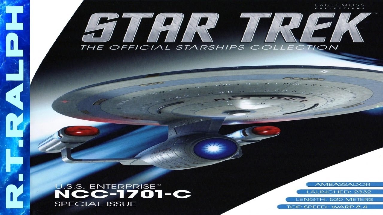 Star Trek Official Starship Collection By Eaglemoss/Master Replicas. XL 10. USS Enterprise NCC1701-C