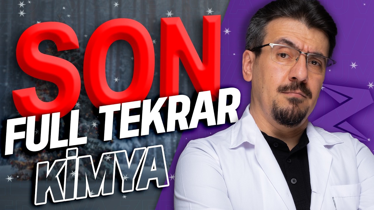 MSÜ-TYT Kimya SON-FULL TEKRAR - ZEDUVA 1 Kitap 3 Kamp
