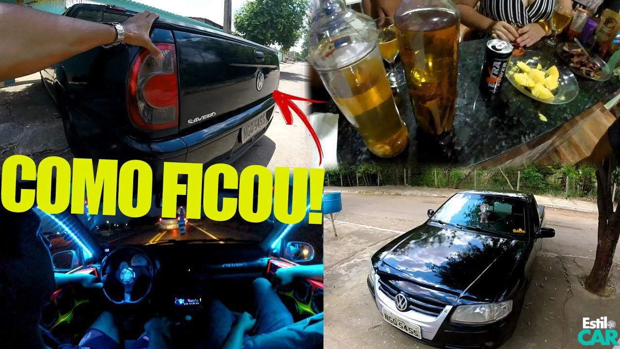 DETALHES COMO FICOU A SAVEIRO E RESENHA DE LEVE - EstiloCar