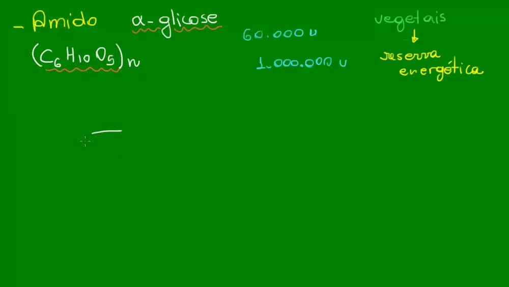 Amido e glicogênio - Química Orgânica - Química
