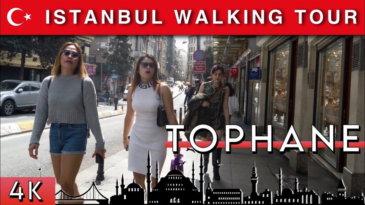 ISTANBUL | TOPHANE 🇹🇷Walking tour  | April 2023 | 4K HD•60 fps