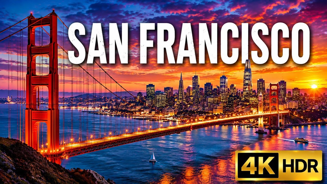 SAN FRANCISCO in 4K HDR | America&rsquo;s Most Beautiful Skyline?