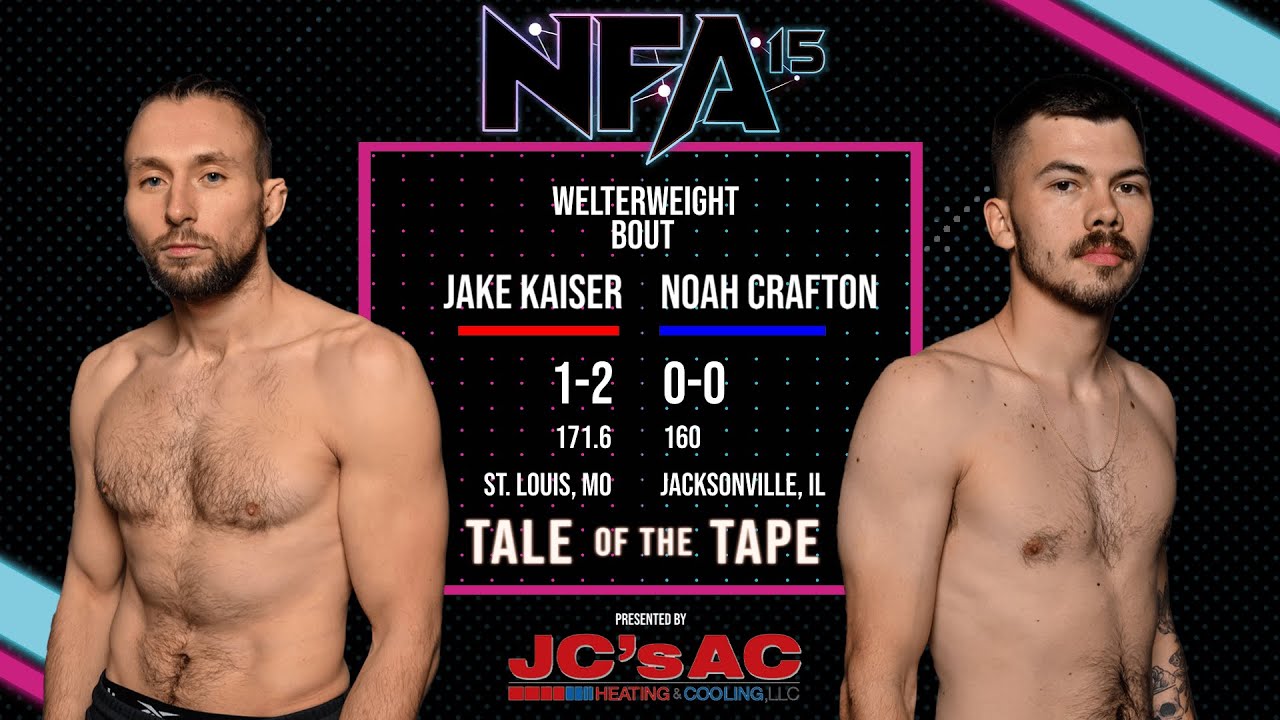 Nemesis 15 amateur bout Noah Crafton vs Jake Kaisesr